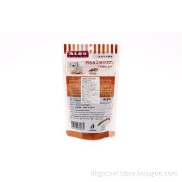 Custom Printed PET / PE Stand Up Pet Food Bags With Hang Ho